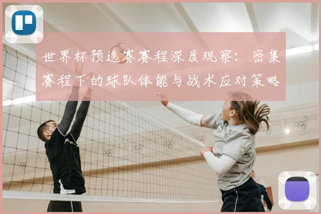 世界杯预选赛赛程深度观察：密集赛程下的球队体能与战术应对策略